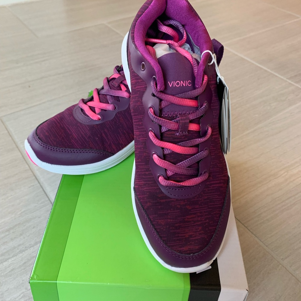 Vionic Women's Purple and Pink Sneakers